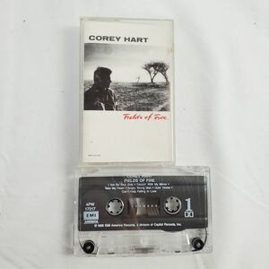 Corey Hart – Fields of Fire Cassette Album 1986 EMI America Pop Rock